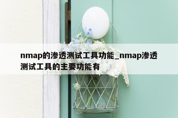 nmap的渗透测试工具功能_nmap渗透测试工具的主要功能有