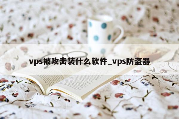 vps被攻击装什么软件_vps防盗器