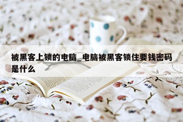被黑客上锁的电脑_电脑被黑客锁住要钱密码是什么