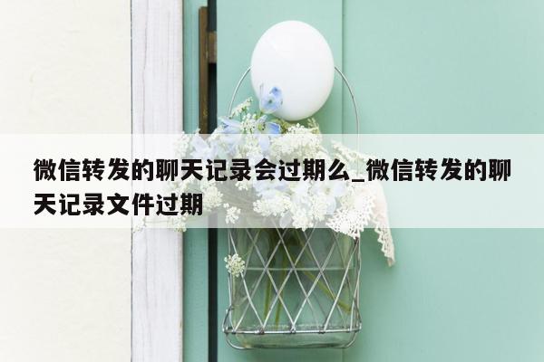 微信转发的聊天记录会过期么_微信转发的聊天记录文件过期