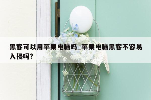 黑客可以用苹果电脑吗_苹果电脑黑客不容易入侵吗?