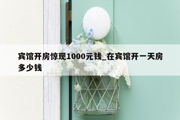 宾馆开房惊现1000元钱_在宾馆开一天房多少钱