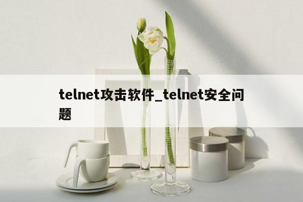 telnet攻击软件_telnet安全问题