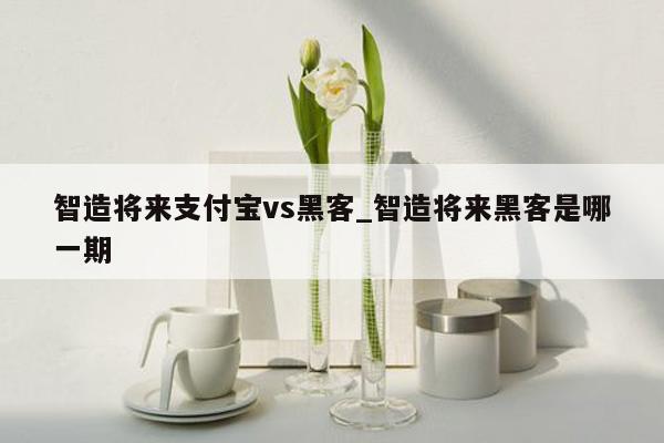 智造将来支付宝vs黑客_智造将来黑客是哪一期