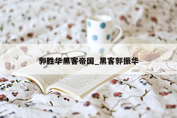郭胜华黑客帝国_黑客郭振华