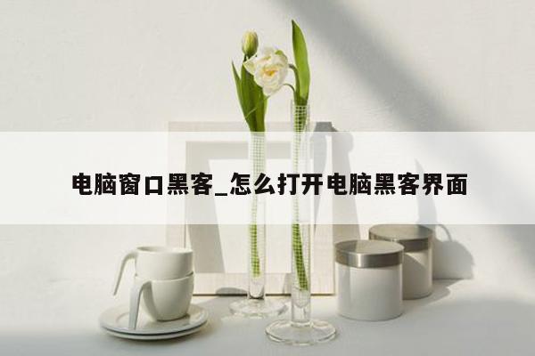 电脑窗口黑客_怎么打开电脑黑客界面