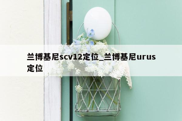 兰博基尼scv12定位_兰博基尼urus定位