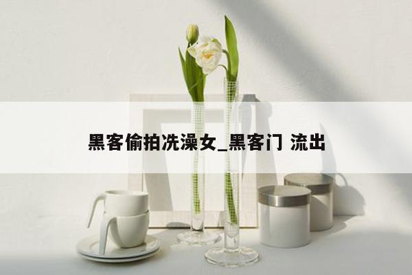黑客偷拍冼澡女_黑客门 流出