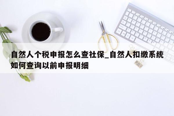 自然人个税申报怎么查社保_自然人扣缴系统如何查询以前申报明细