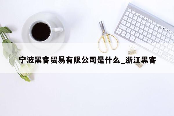 宁波黑客贸易有限公司是什么_浙江黑客